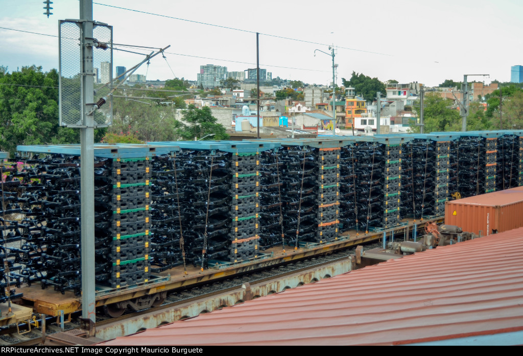 FTTX Flat Car with Truck Frames